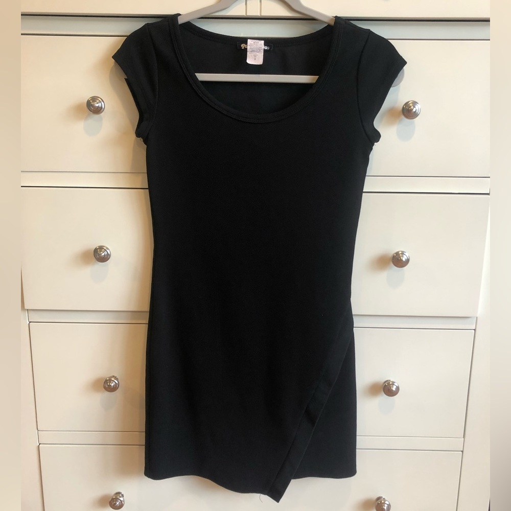 Black Asymmetrical Dress